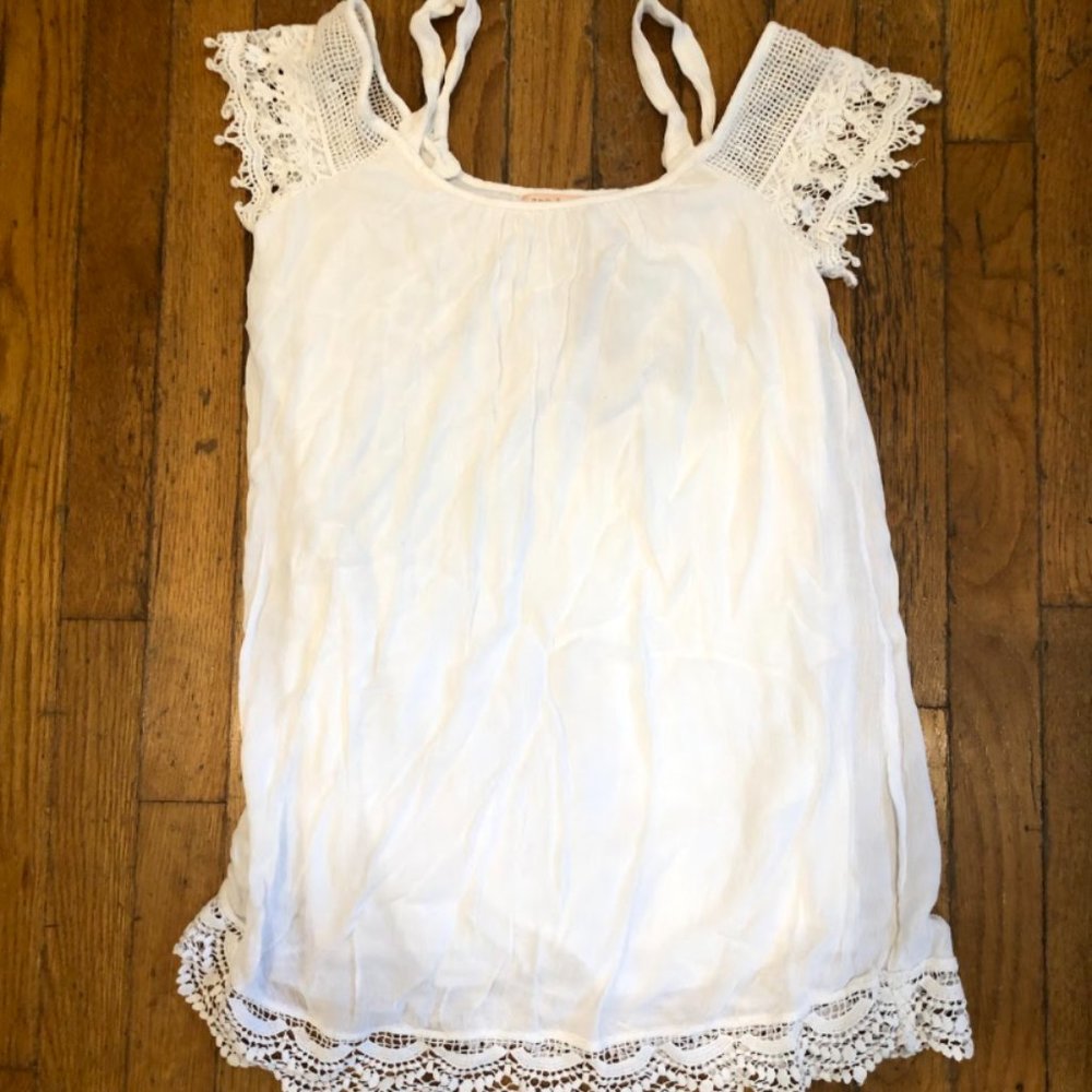 White Summer Dress; Zoe & Rose  (MEDIUM)